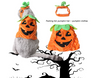 Halloween Pet Cats Costume Props Creative Pumpkin