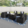 8 Pieces Patio Furniture Set with 44