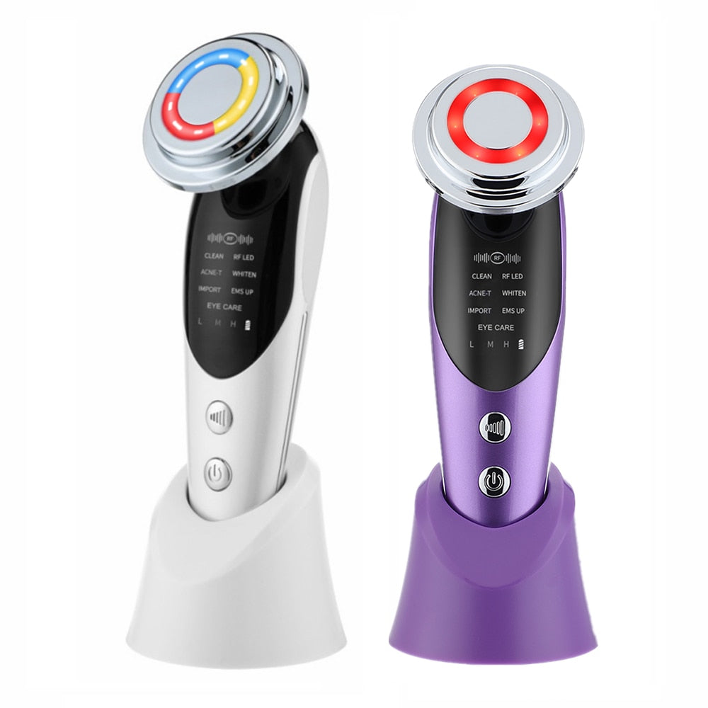 7 in 1 EMS Facial Lifting Device Radio Frequency LED Photon Skin – Mavrock