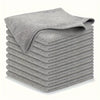 5/10/20pcs Kitchen Towel, Ultra-fine Fiber Light Gray Cleaning Cloth