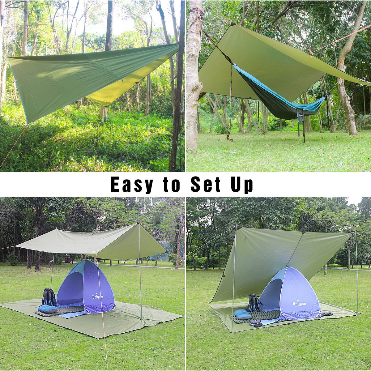 Unigear Rainproof/Sunshade Hammock Tent for Camping