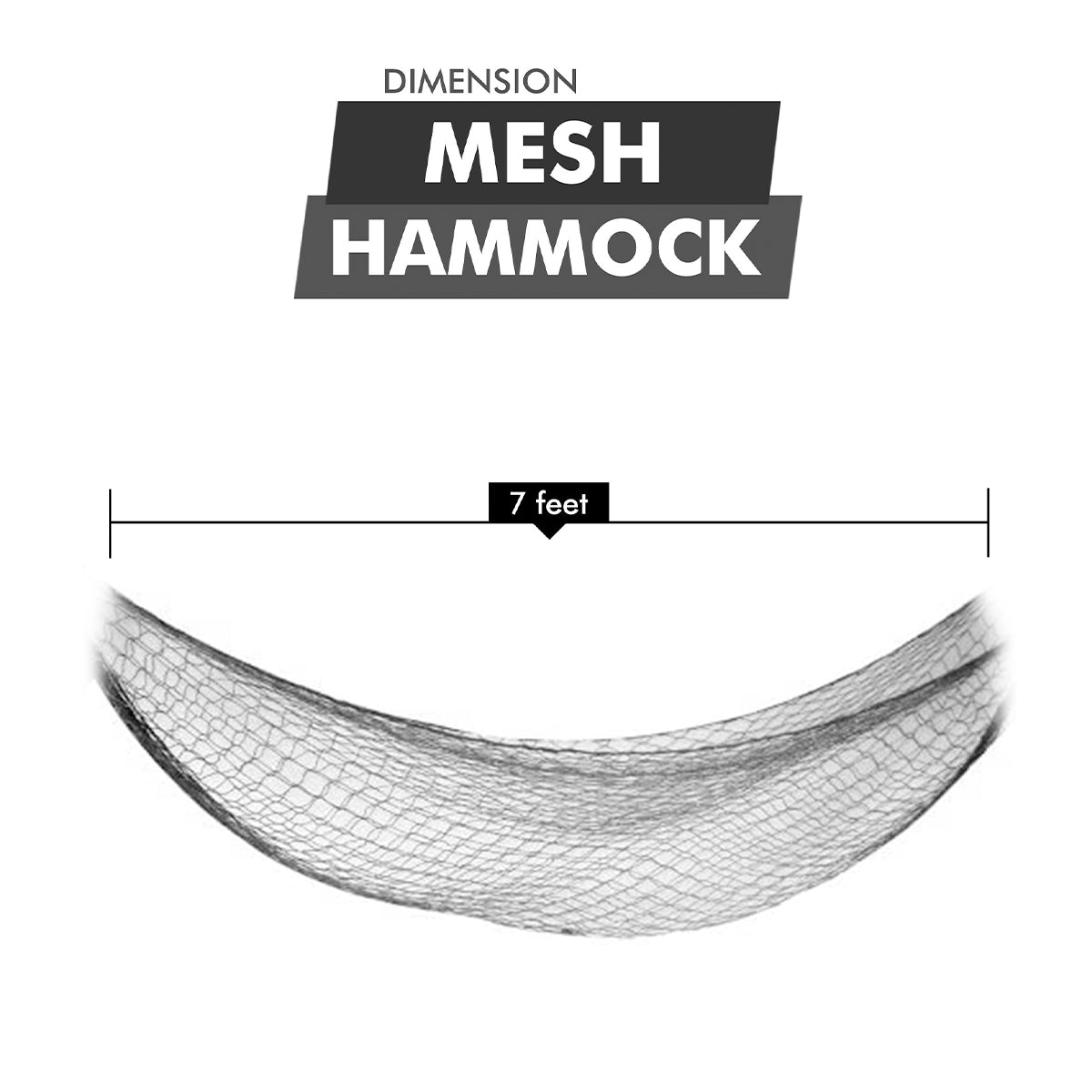 CKB 7ft Nylon Hammock - Portable and Easy to Set Up