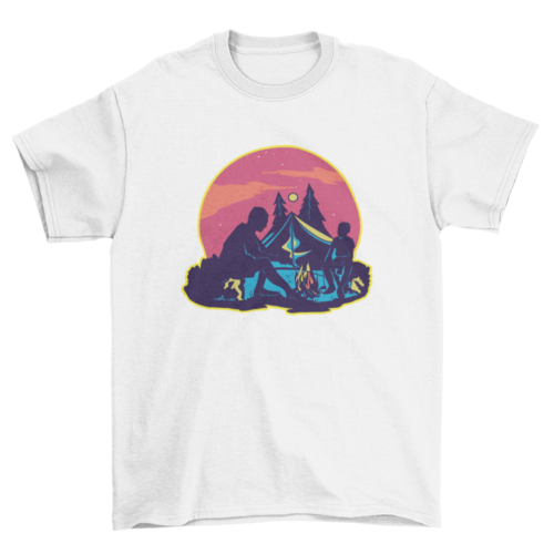 Night camping t-shirt