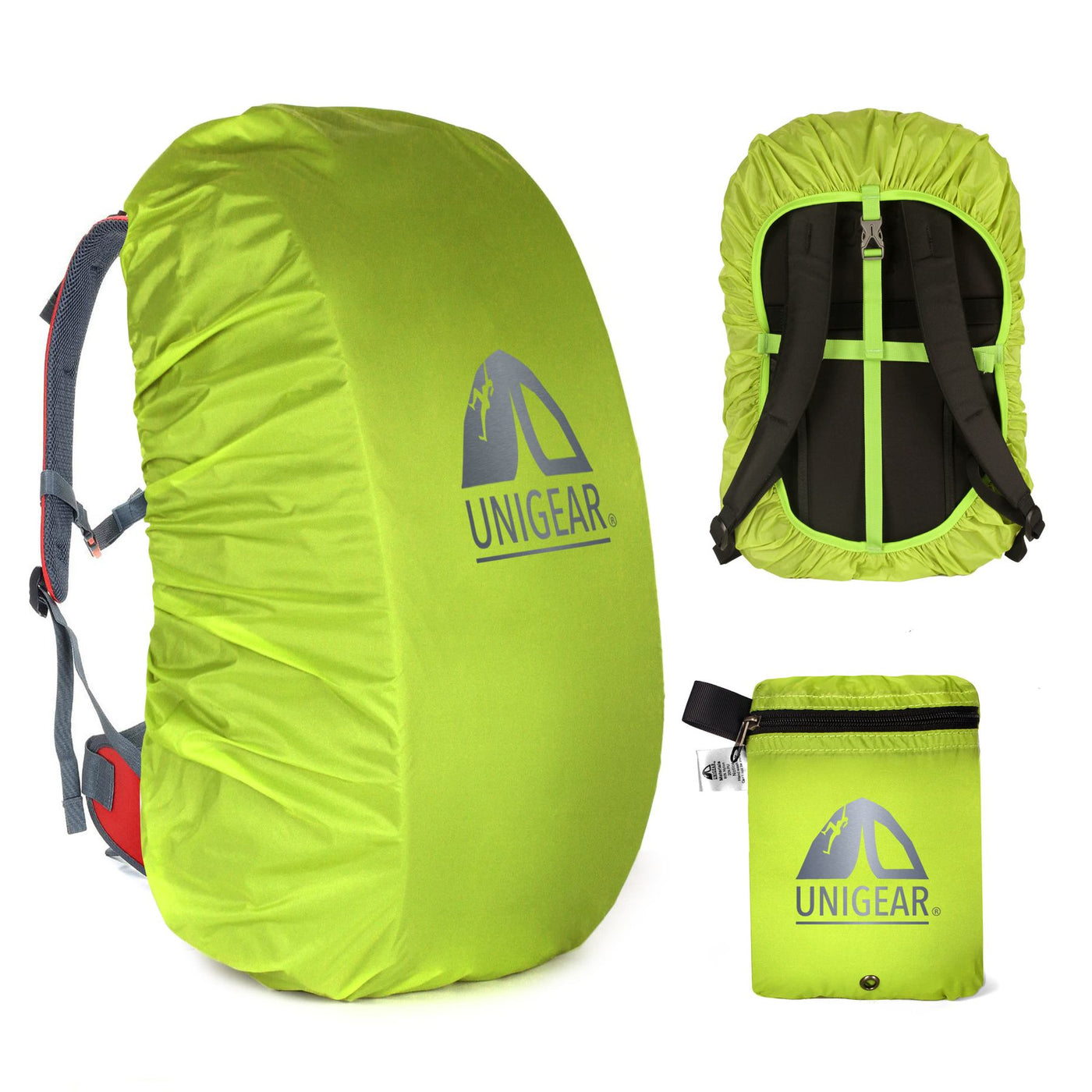 unigear backpack rain cover Ungiear Adjustable w/ Attached Pouch Complete Environmental Barrier The Deluge creates a comprehensive shield against multiple environmental threats Unigear Backpack Cover Anti Rain